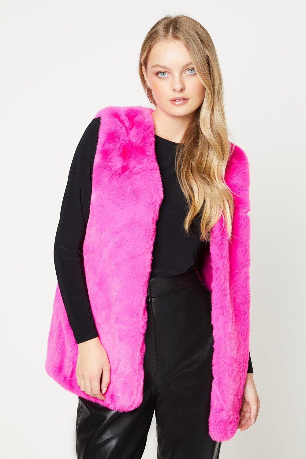 Debenhams faux fur on sale gilet